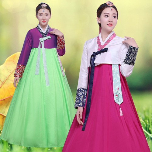  Women traditional hanbok dress korean traditional dress hanbok costume hanbok dresses